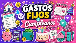✨🌸Primer relleno de Gastos Fijos y Cumpleaños 🎁🎉 del mes de Mayo