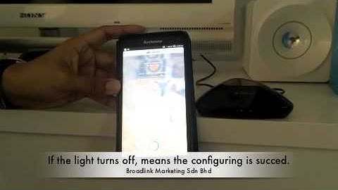 How BroadLink device configure with wifi?