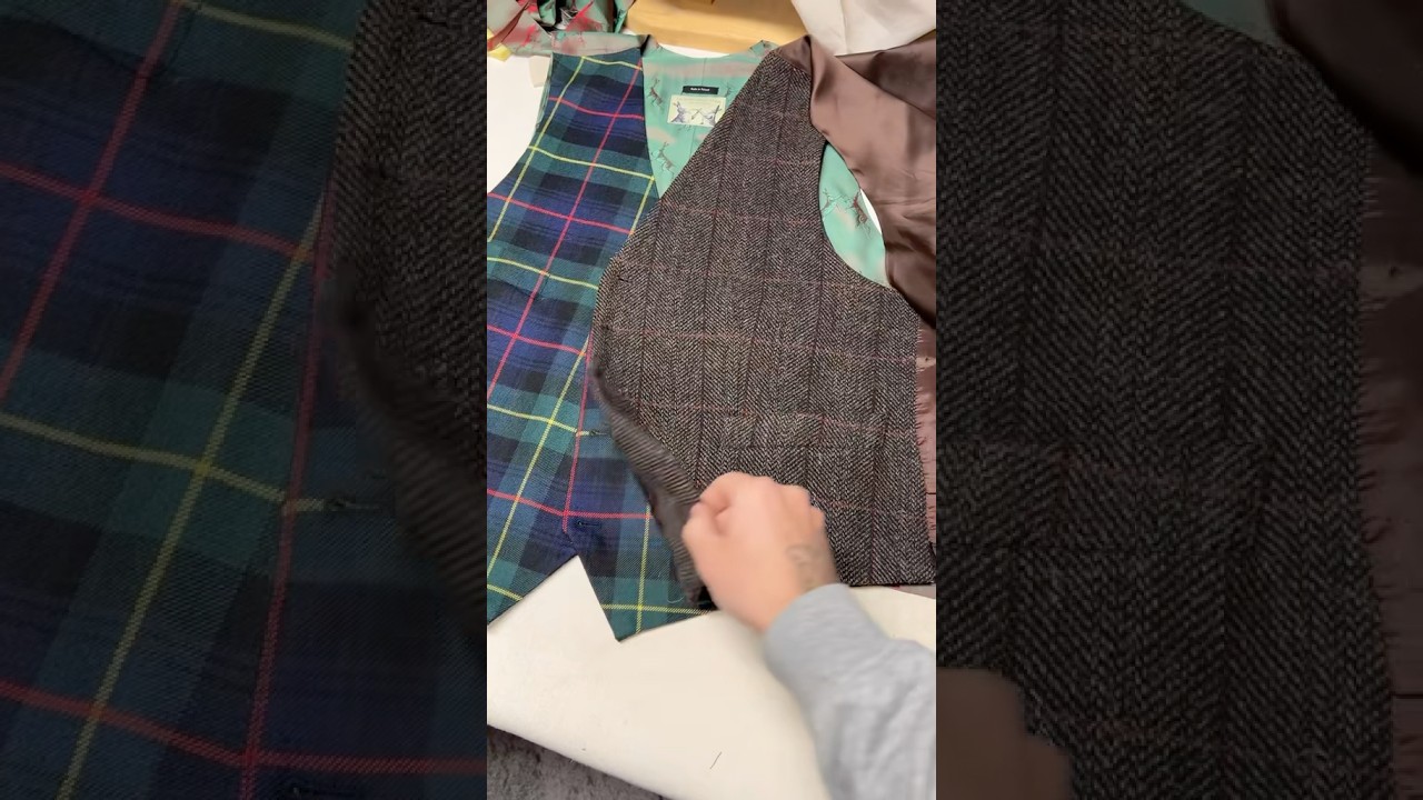 Recut a vest to a smaller size 