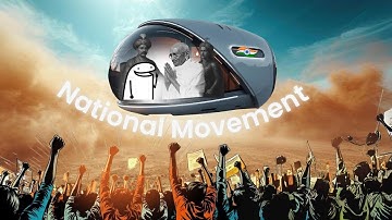 National Movement in India full chapter (animation)| class 9 chapter 4 | GSEB