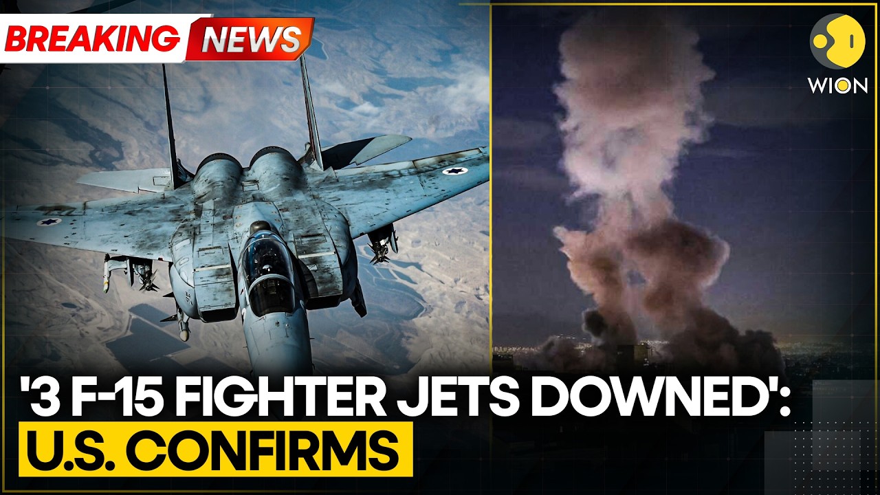 F-15 Warplanes Crashed: First Confirmation By US | WION BREAKING