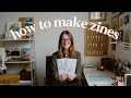 How to make zines  diy art project