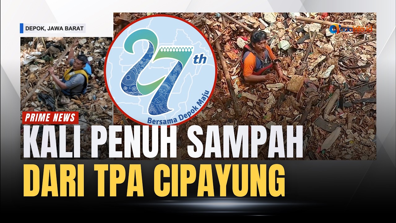 Kali Pesanggrahan Dipenuhi Sampah, Relawan Soroti Dampak TPA Cipayung