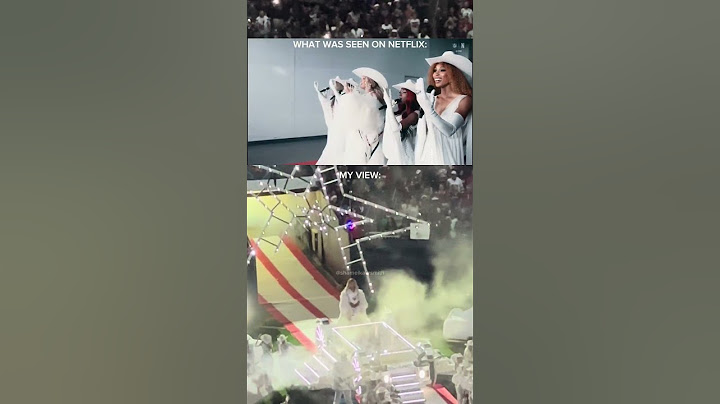 My view vs Netflix. The intro of #beyoncebowl NFL Christmas game day show | #beyonce