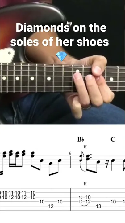 Diamonds on the soles of her shoes by Paul Simon guitar tablature