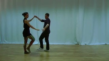 Learn brazilian zouk. Beginners 1. 14.04.15. Right turn from lateral.
