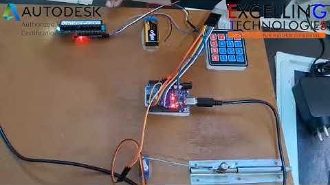 Automatic Door Lock System | Based On Home Automation  using Arduino UNO |Excelling Technologies