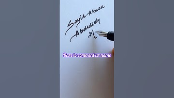 Name writing #art #signature