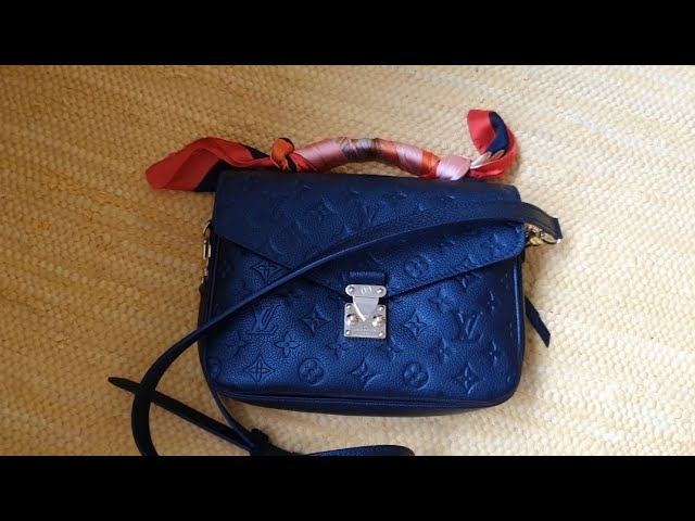 Louis Vuitton Unboxing/Reveal  Pochette Metis Empreinte Noir 