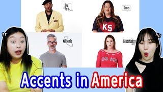 Korean Girls React to 'Regional Accents in United States'