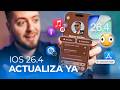 iOS 26.4 ANÁLISIS COMPLETO: +45 cambios, teclado CORREGIDO y más