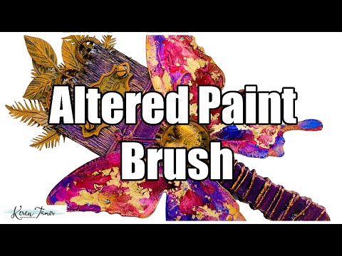 Altered Pinsel Tutorial-- zu Hause bleiben und machen Kunst
