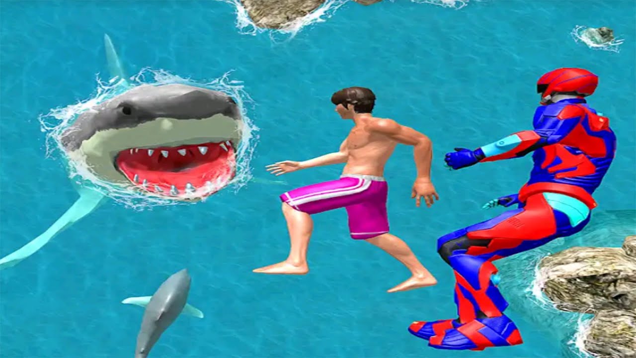 Light Police Speed Hero Robot - Rescue Mission - City Game - Gameplay Walkthrough (iOS & Android)