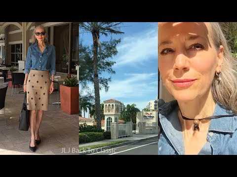 Vlog: SLG's in My Louis Vuitton Trouville; Shirtdress OOTD; Lunch  Campiello, Naples, FL – JLJ Back To Classic/