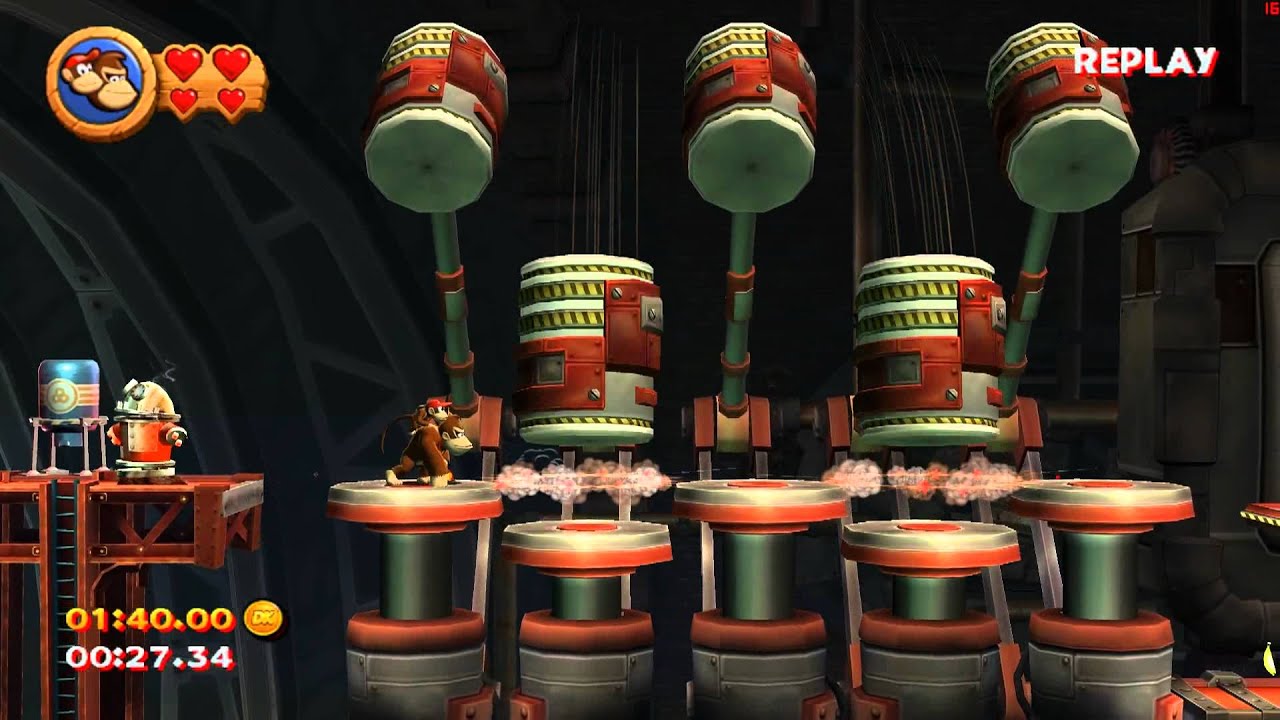 Donkey Kong Country Returns 77 Music Madness time attack (TAS