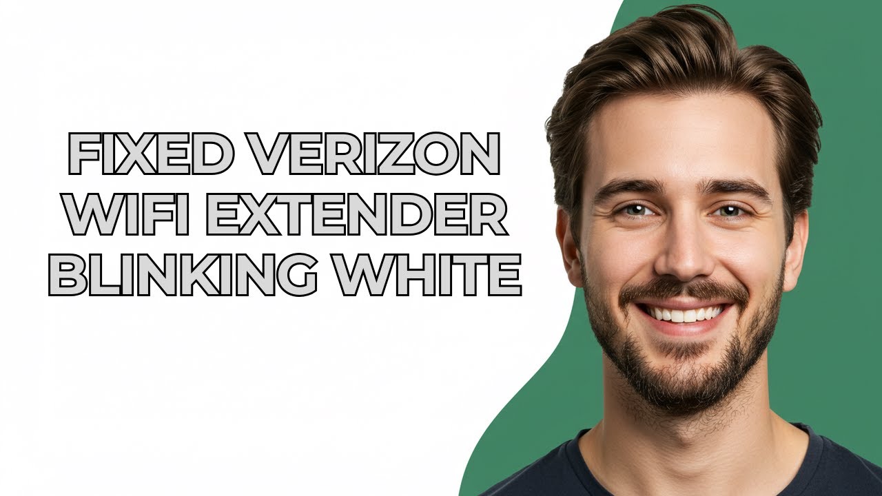 ⁣Fixed Verizon Wifi Extender Blinking White
