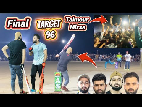 Final | Tape Ball Cricket 🏏 | Fahad Mian Channu Vs Taimour Mirza, Usama ...