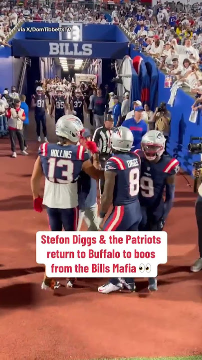Stefon Diggs getting boos in Buffalo