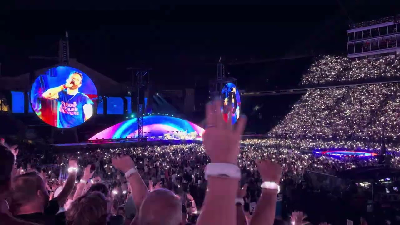 Coldplay - A Sky Full of Stars (Live at Camp Randall Stadium 7/19/25)