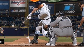 Mlb The Show 19 - Tampa Bay Rays Vs New York Yankees - Gameplay Ps4 Hd 1080P60Fps