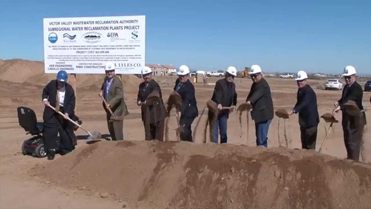 Hesperia Subregional Water Reclamation Plant groundbreaking YouTube