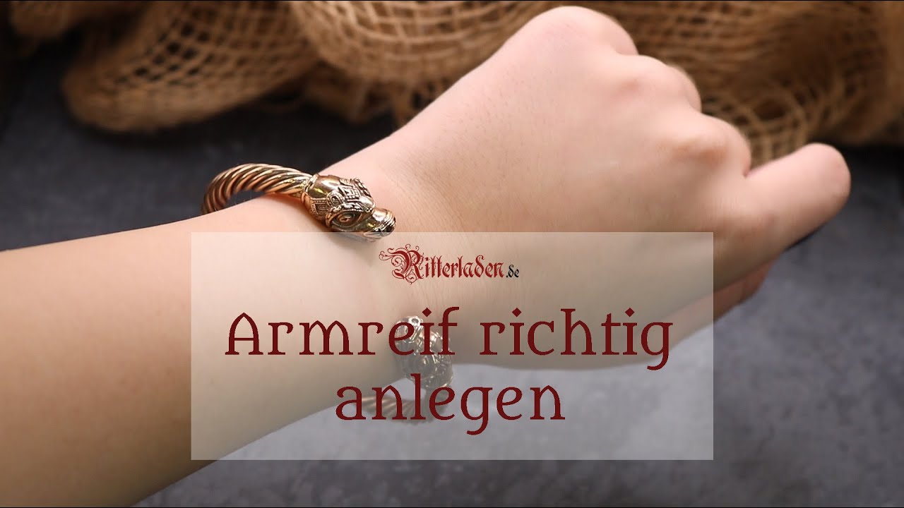 Armreif richtig anlegen