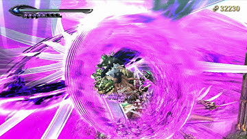 Bayonetta 2 - Infinite Jump + cool graphical glitch