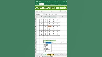 AGGREGATE Function in Excel Explained