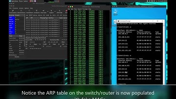 Using Yersinia to perform DHCP Starvation attack on the network (DoS)