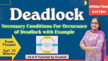 OS 16 : Deadlock | Conditions of Occurance of Deadlock in OS | In just 10 Minutes