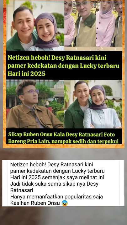 HEBOH!! desi ratnasari kini pamer kedekatan dengan lucky #viralvideo #trending