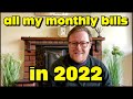 UK Cost of Living in 2022: What I spend in a month on my monthly bills