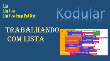 Manipular lista entre telas(Screen) - Programar para Android n o Kodular / App Inventor