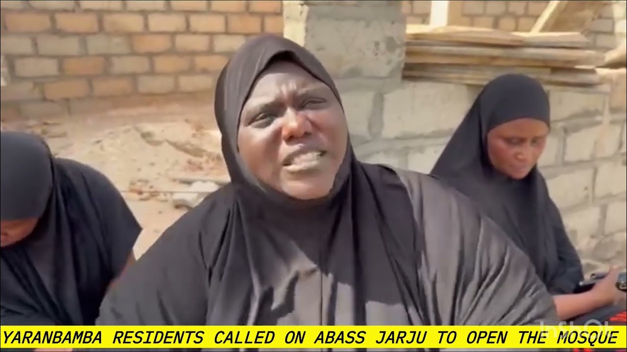 Yaranbamba community members called on Abass JARJU to open the mosque 