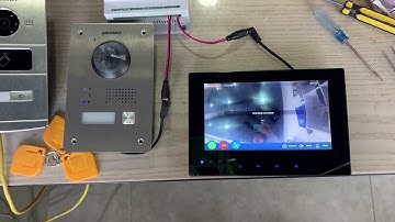 Hikvision 2-wire video intercom work with RJ45 port IP Door station DS-KV8102-IM