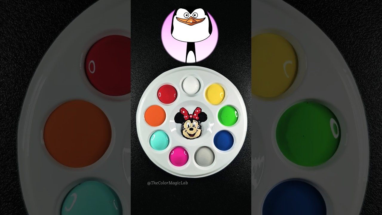 Sprunki OC Color Mixing 👀 Минни Маус из Микки Мауса 💞 