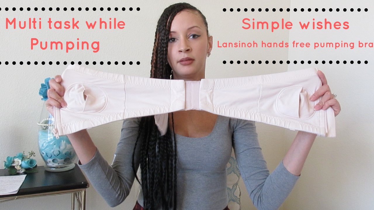 Simple wishes lansinoh hands free pumping bra!!!!! Multi task while pumping  