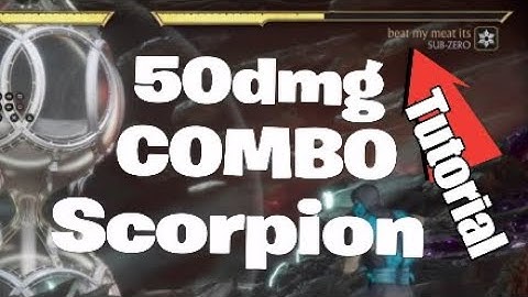 50 damage COMBO Scorpion Tutorial!!!!