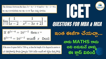 (AP/TS) ICET Maths Made Easy by Vamika Maths Classes #icet2026 #apicet #tsicet Full Course @Rs.999/-