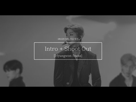 181225 SBS 가요대전 MONSTA X - Intro + Shoot Out (Hyungwon Focus)