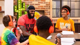 LeBron Talks Legacy, Mental Health, & Gaming with I Promise Students | Let's Taco 'Bout It Podcast