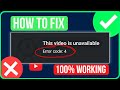 Dieses Video Ist Nicht Verfügbar Fehler 4 BEHOBEN Fehlercode 4 Beheben Youtube