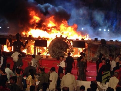 Fire at Make in India event, Mumbai | Full Video - YouTube
