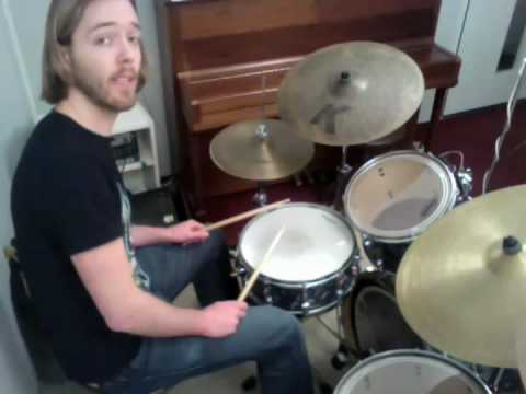 Drumlesson: drumgroove of 'Aganetha'