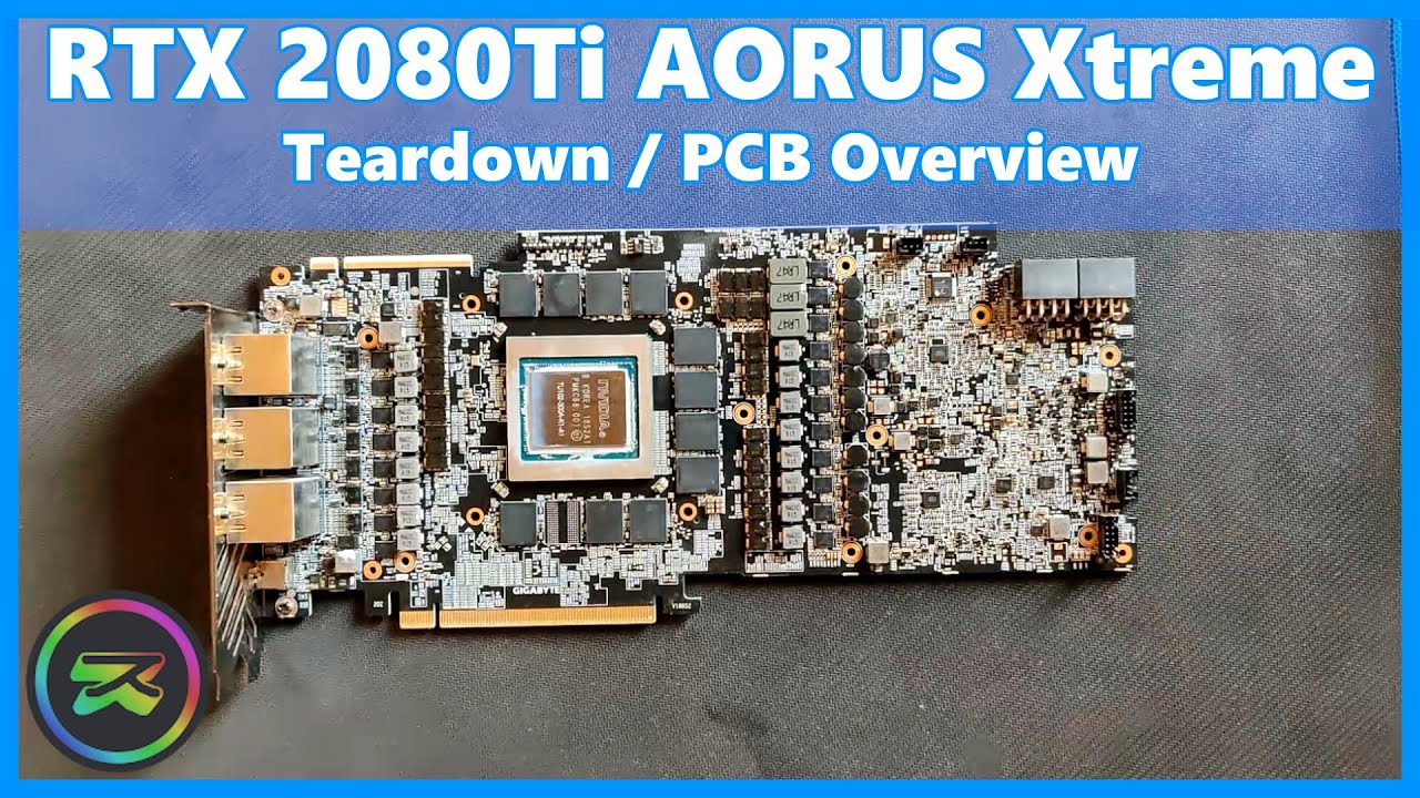 Gigabyte 2080Ti AORUS Xtreme and PCB Overview YouTube
