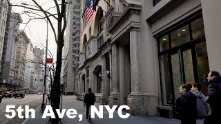Walking NYC (Narrated) – Iconic 5th Avenue from 8th Street to 60th Street (Central Park)