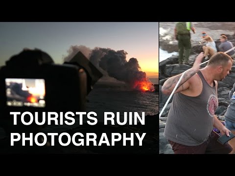 Photographing an Active Volcano - Tourists Ruin it for EVERYONE