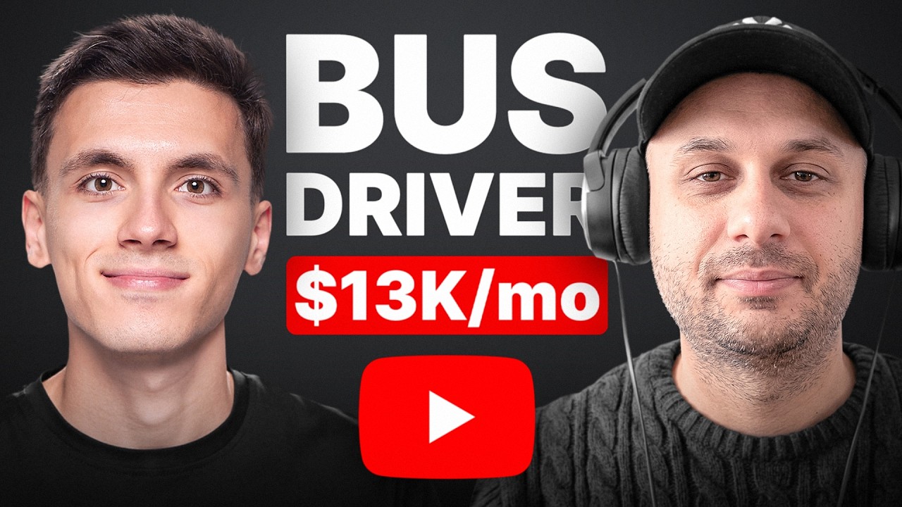Bus Driver Makes $13,000/mo with YouTube Automation (Case Study)