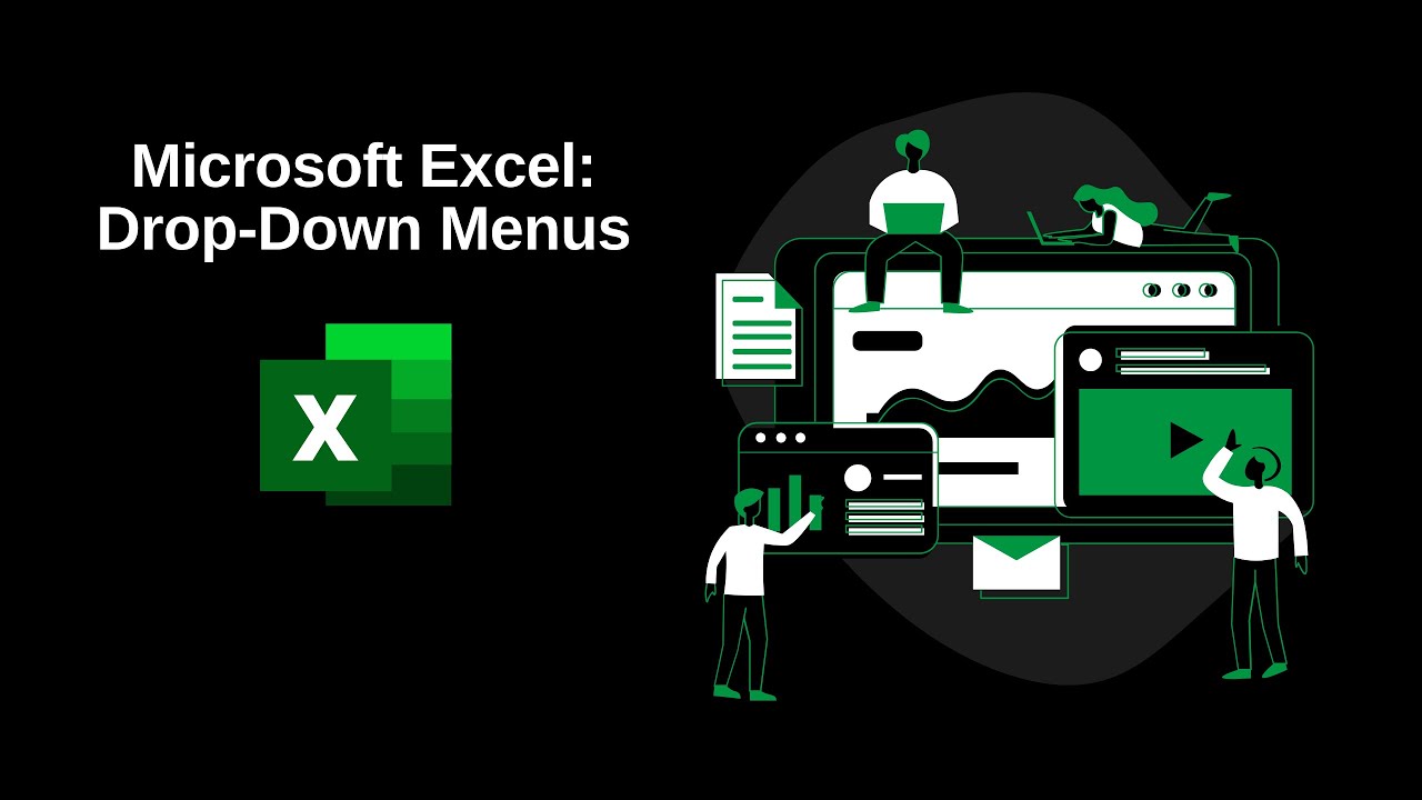 Excel Create Drop Down Menus YouTube
