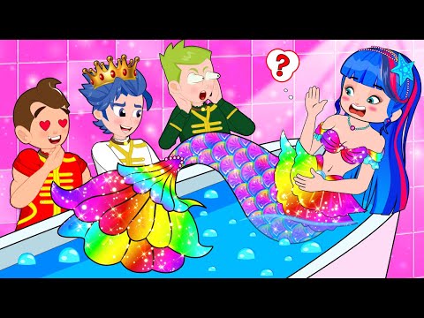 The Little Mermaid Love Story! Who is Mermaid's True Love?! | Hilarious Cartoon Animation